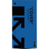 Black and Blue Arrows XBox Series X Digital Edition Console Skin